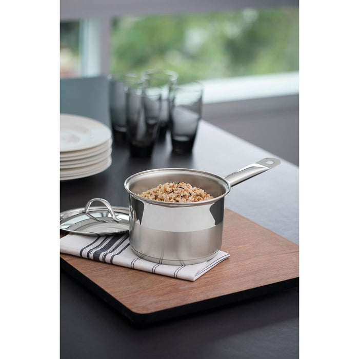 كسرولة صلصة ستيل بغطاء 16 سم من Tramontina Professional