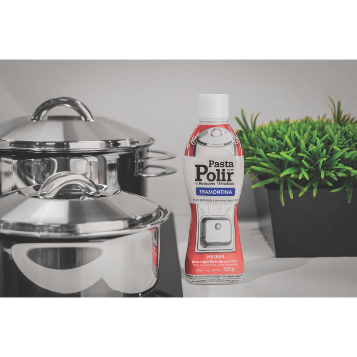 معجون تنظيف وتلميع الستانلس ستيل 200 جرام من Tramontina