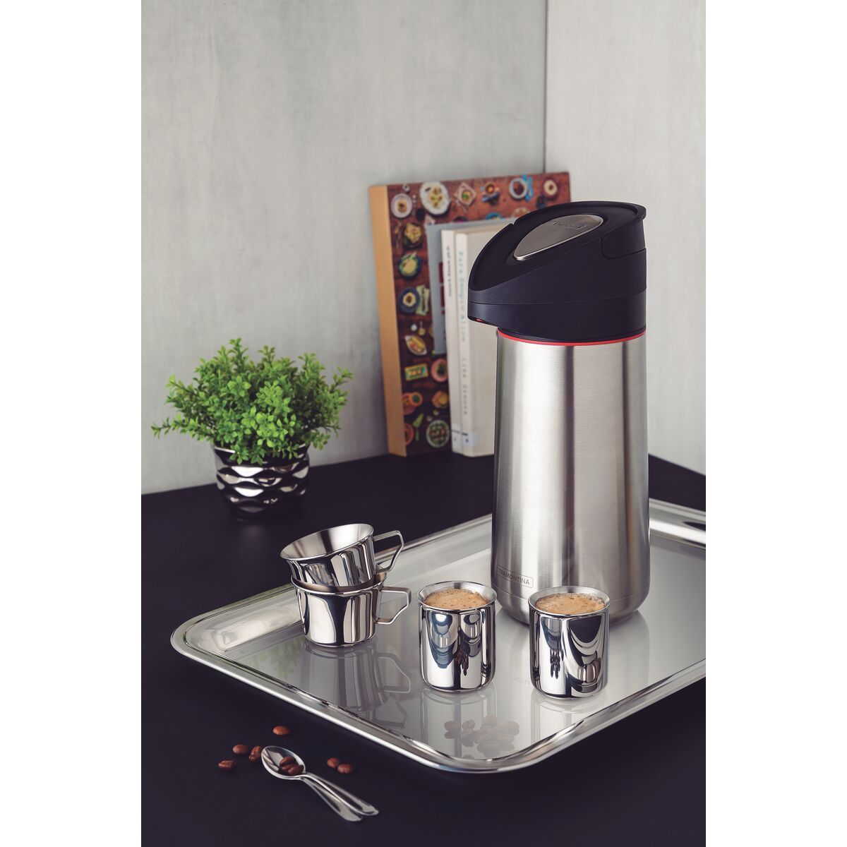Tramontina Buena Rectangular Steel Tray 49*33 cm Tramontina Buena Rectangular Steel Tray 49*33 cm