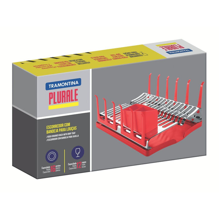 Tramontina Plurale Dishwasher Drainer 44*32 cm - Grey