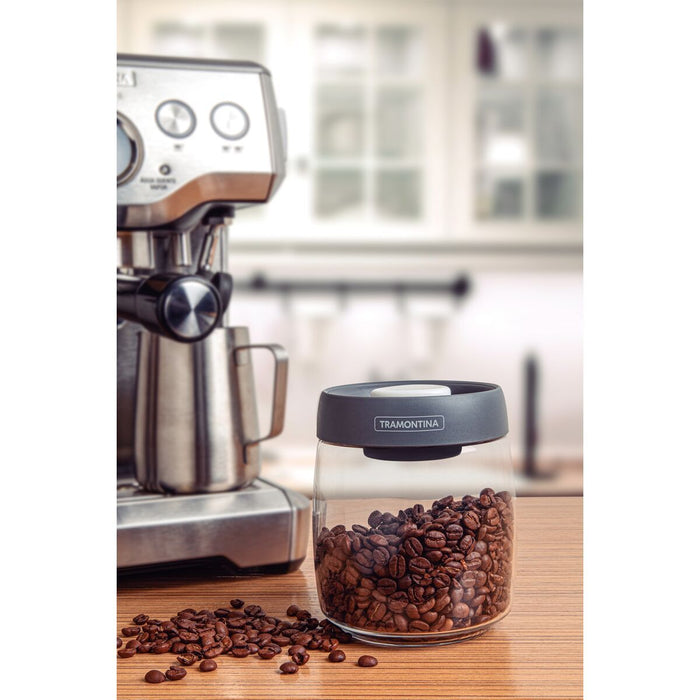 حافظة طعام زجاج 0.4 لتر من Tramontina Purezza