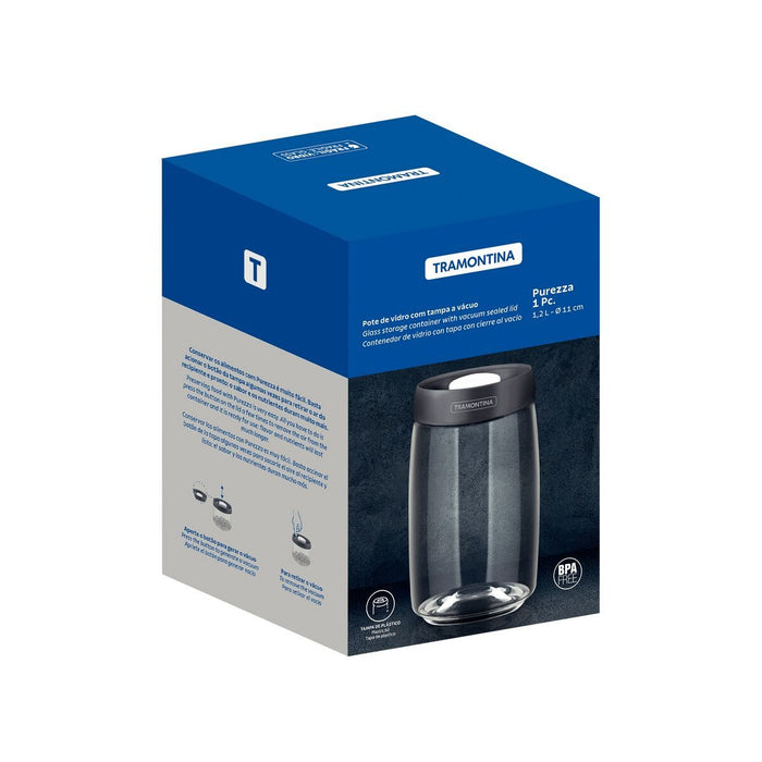 Tramontina Purezza 1.2L Glass Food Container