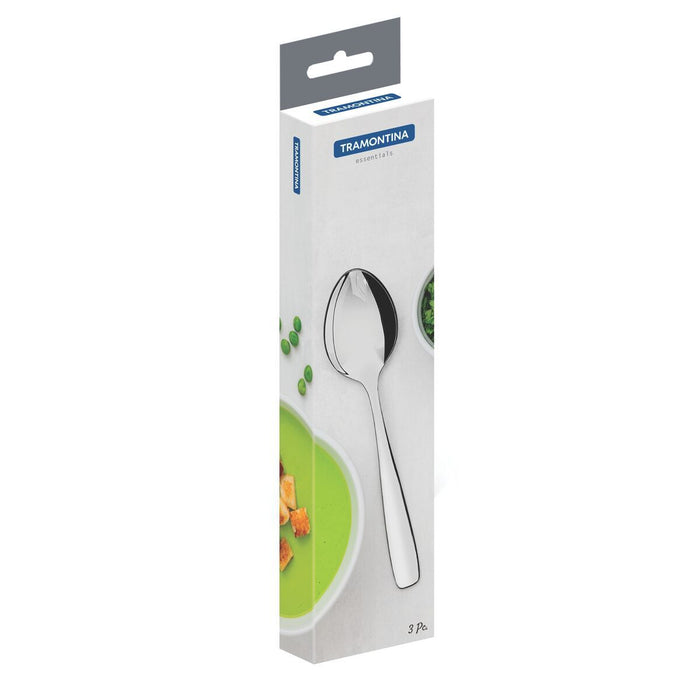 طقم ملاعق طعام 3 قطع من Tramontina Amazonas