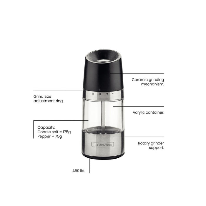 مطحنة ملح/فلفل 14*6 سم من Tramontina Realce