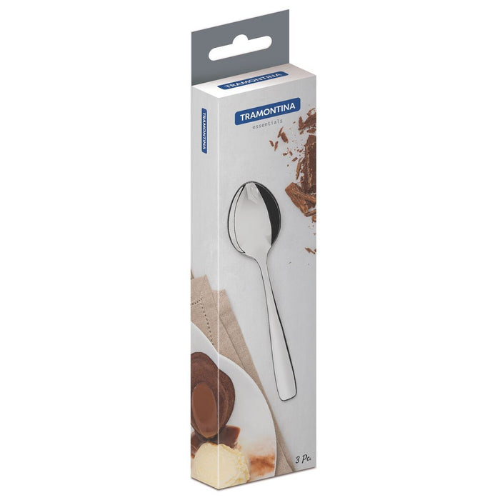 طقم ملاعق حلويات 3 قطع من Tramontina Amazonas