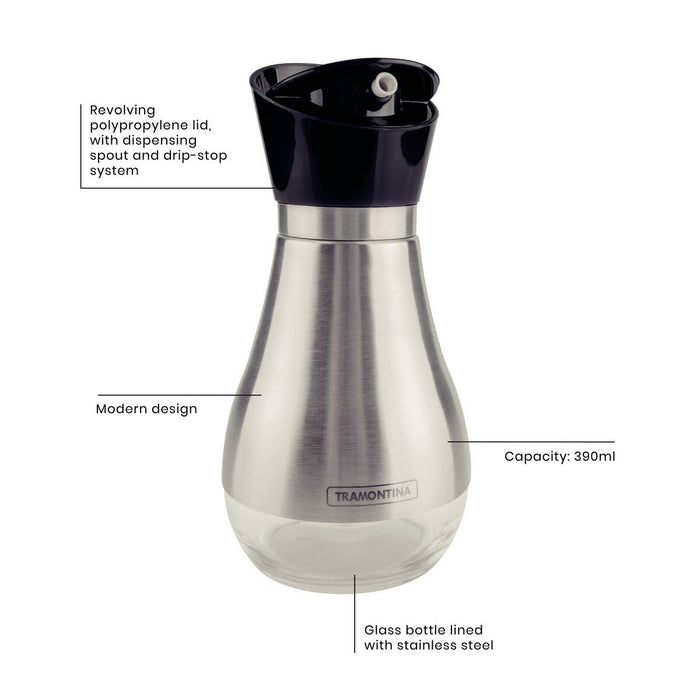 مطرة زيت/خل زجاج 390 مل من Tramontina Realce