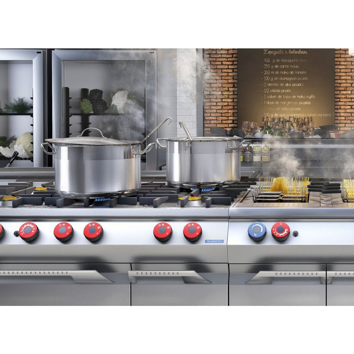 طنجرة ستيل بدون غطاء 40 سم من Tramontina Professional