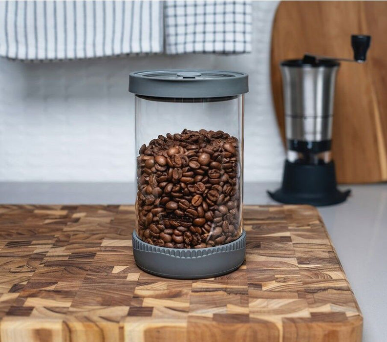 حافظة طعام زجاج وسيليكون 1 لتر من Tramontina Purezza