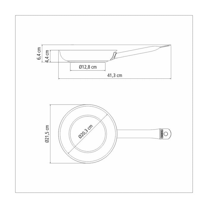 مقلاة ستيل 20 سم من Tramontina Professional