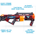 بلاستر X-Shot Skins Last Stand - فاز كلان بسعة 14 ذخيرة ومدى 27 م مع تقنية جيب الهواء من زورو