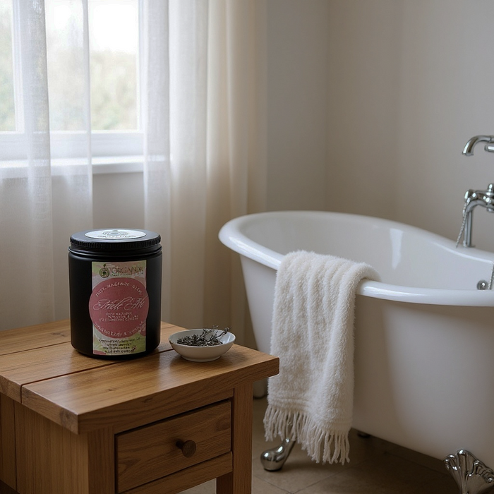 شمعة Melt Me بحجم 220ML مصنوعة من شمع جوز الهند وعطور الفانيليا والفراولة