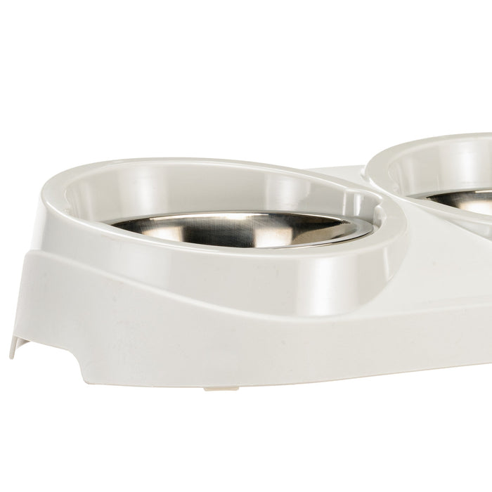 وعاء مزدوج فولاذي 3.6 ل للكلاب من Ferplast