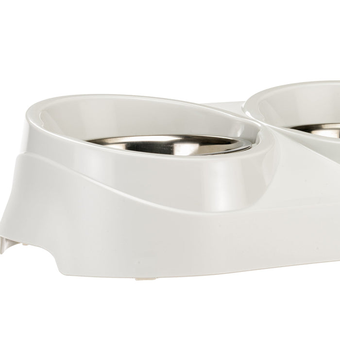 مغذاية مزدوجة للكلاب مقاس 01 من Ferplast