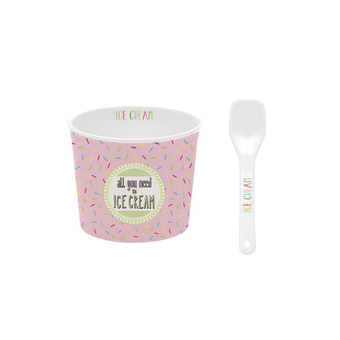 طقم آيس كريم قطعتين بعلبة من Easy Life Onfleek
