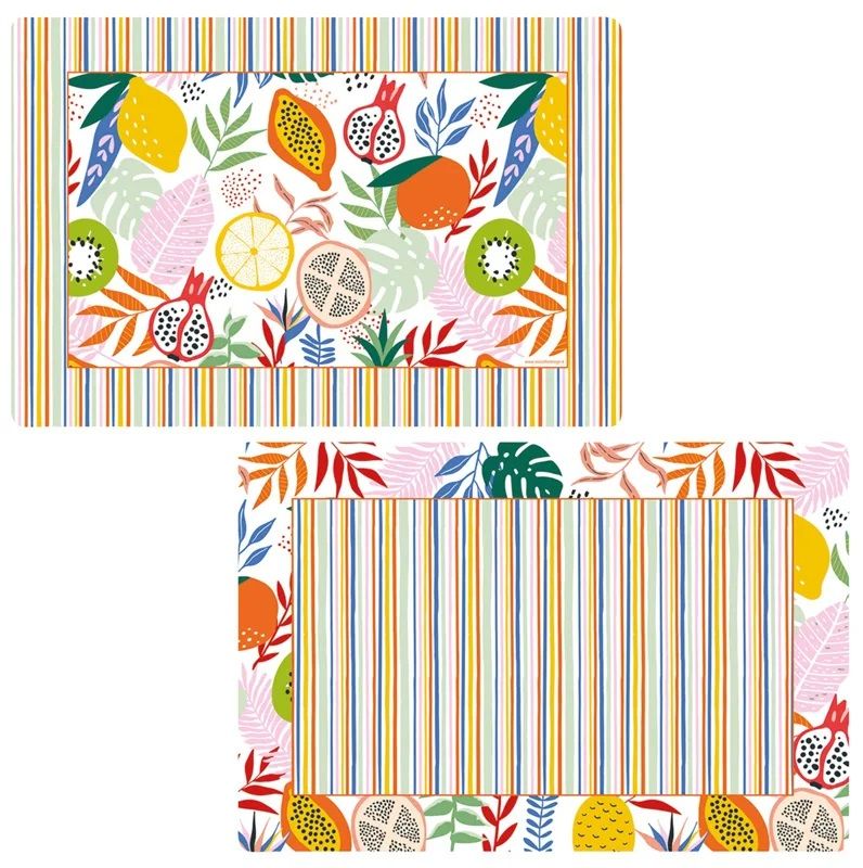 مفرش صحون وجهين 45*30 سم من Easy Life Tutti Frutti - ألوان متعددة