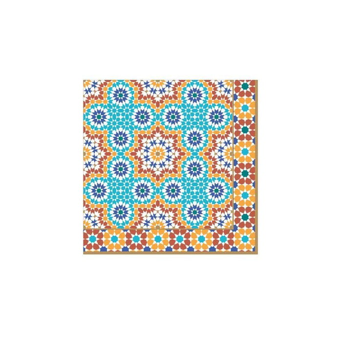 طقم مناديل طعام 20 قطعة من Easy Life Marrakech - ألوان متعددة