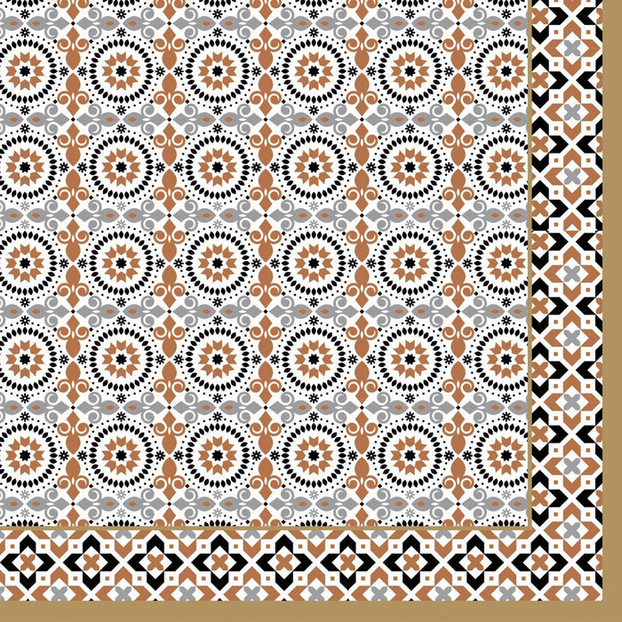 طقم مناديل طعام 20 قطعة من Easy Life Geoethnic - ألوان متعددة