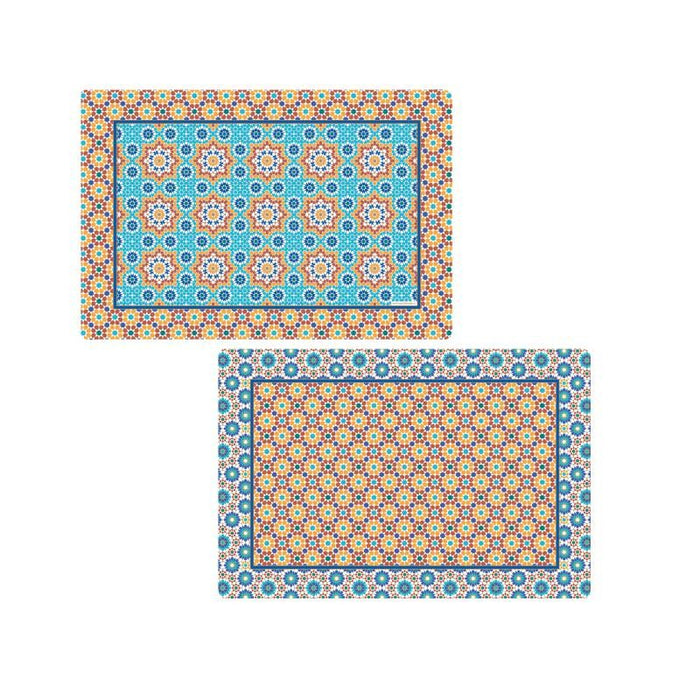 مفرش صحون وجهين 45*30 سم من Easy Life Marrakech - ملون