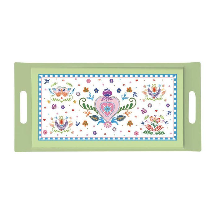 صينية 40*19 سم من Easy Life Spring Folk - ألوان متعددة