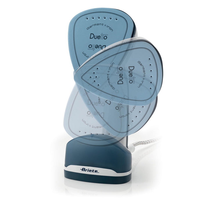 مكواة بخار 1000 واط من Ariete Duetto 6246 - أبيض وأزرق