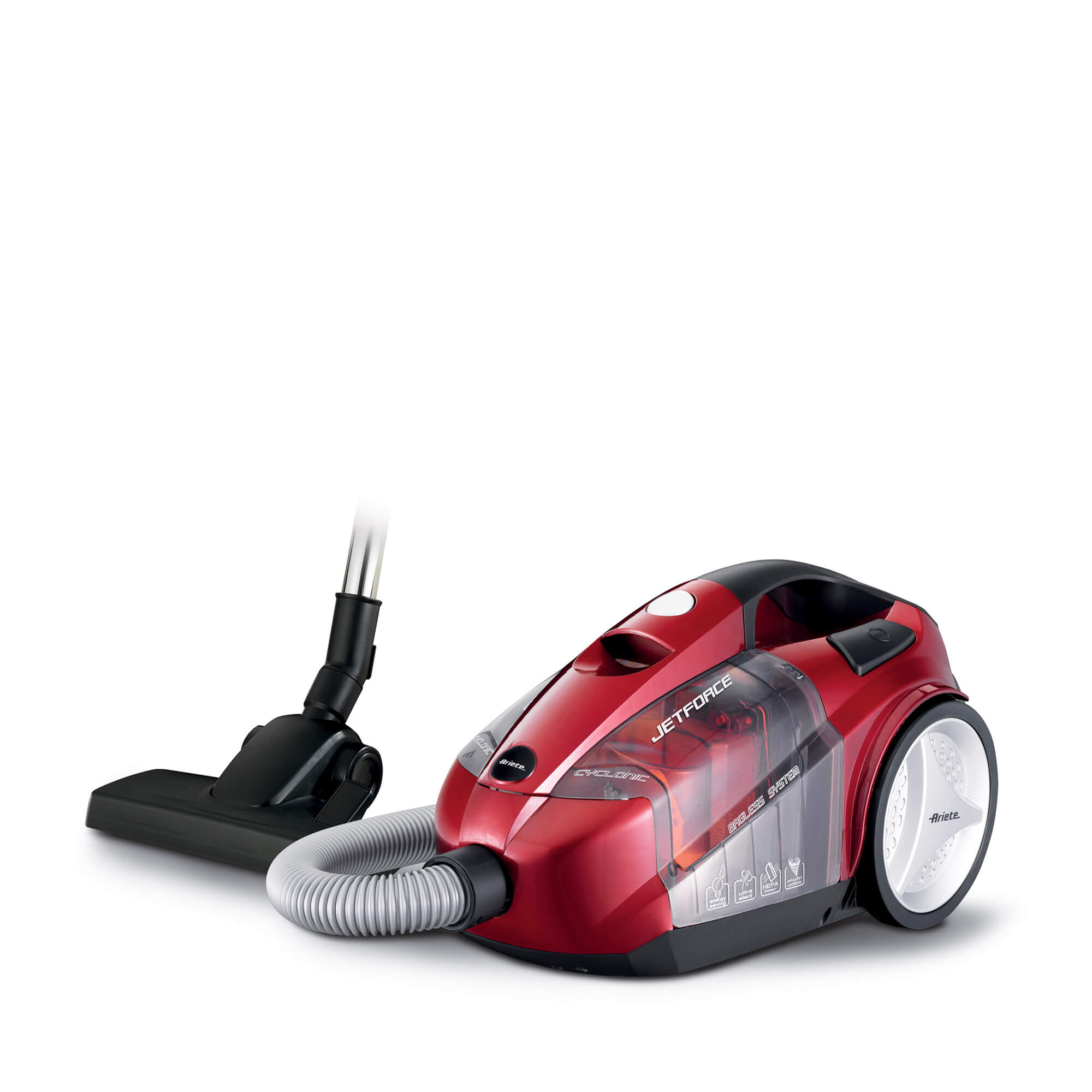 Ariete Jet Force 700W Vacuum Cleaner - Red and Black Ariete Jet Force 700W Vacuum Cleaner - Red and Black