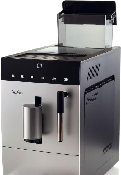 ماكينة إسبريسو مع مطحنة قهوة من Ariete Diadema - فضي