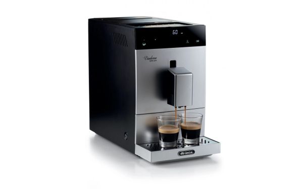 ماكينة إسبريسو مع مطحنة قهوة من Ariete Diadema - أسود وفضي