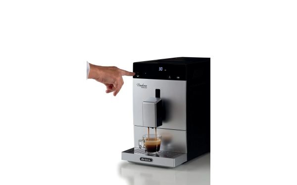 ماكينة إسبريسو مع مطحنة قهوة من Ariete Diadema - أسود وفضي