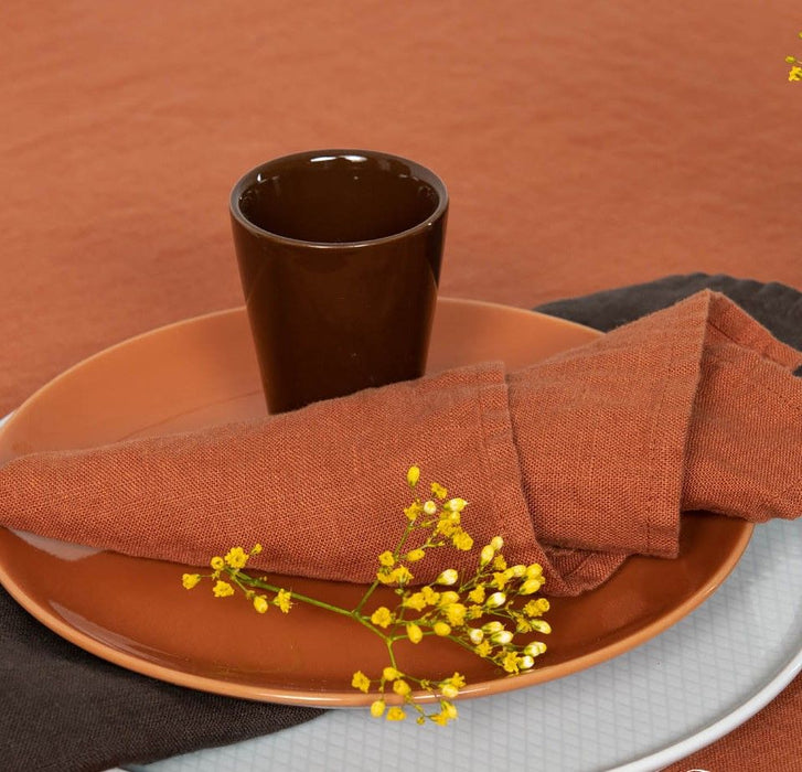 طقم مناديل طعام 4 قطع من Zambaiti Chou -