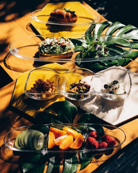 طبق سناكات 3 أقسام 39*13 سم من Vidivi Banquet