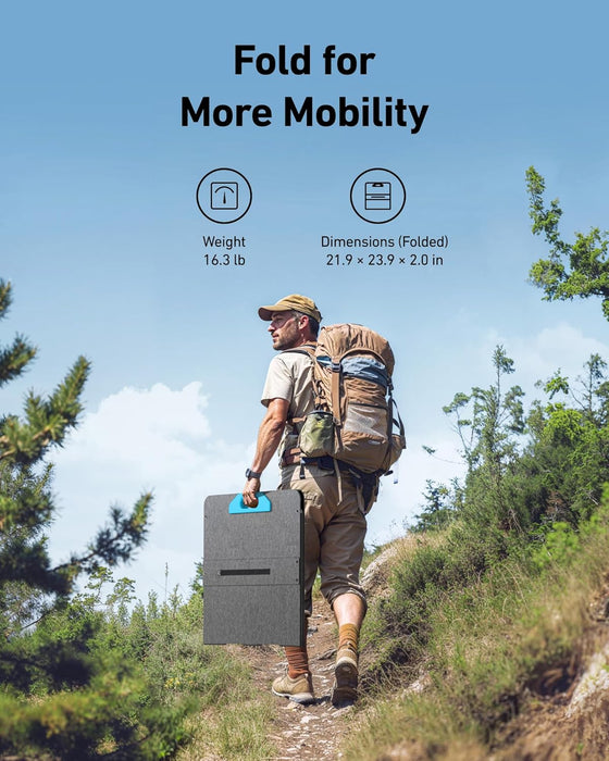 لوحة شمسية انكر  محمولة قابلة للطي 200W لتوليد طاقة موثوقة IP67