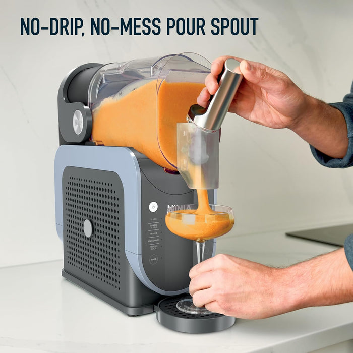 آلة نينجا سلوشي لتحضير المشروبات المثلجة مع تقنية RapidChill