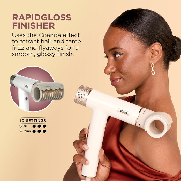مجفف شعر شارك سبيدستايل مع ملحقات عالية الأداء وتقنية RapidGloss
