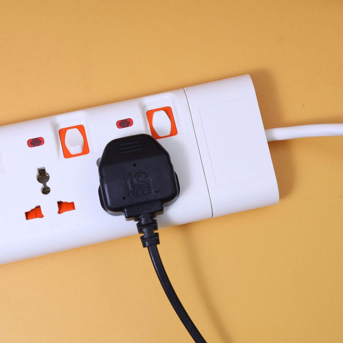 وصلة كهربائية جيباس ثلاثي المنافذ بطول ٣ أمتار وUSB للشحن السريع - جعفر شوب