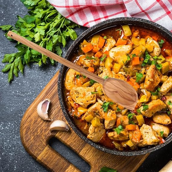 ملعقة فاكلمان خشب الزيتون 300 مم لتحريك وتقديم الأطباق المفضلة