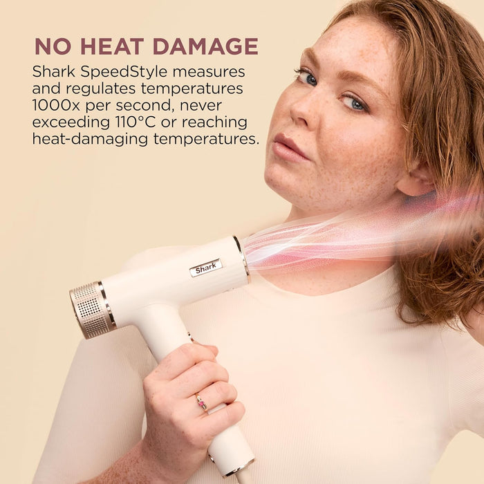 مجفف شعر شارك سبيدستايل مع ملحقات عالية الأداء وتقنية RapidGloss