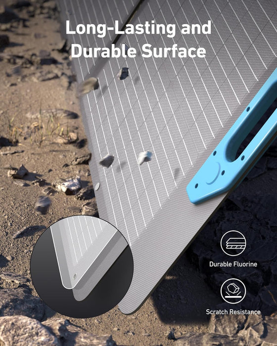 لوح شمسي محمول 100W عالي الكفاءة مع زوايا قابلة للتعديل من Anker