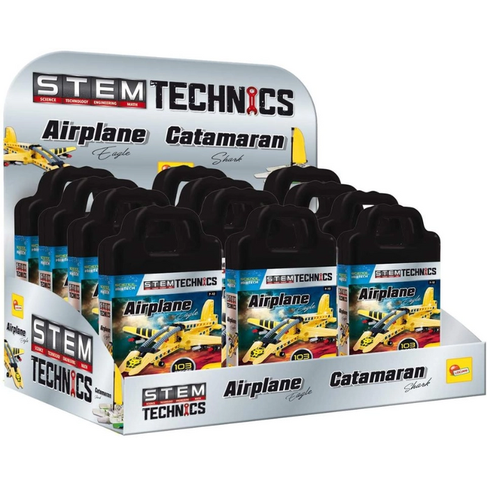 طائرة تقنية العلوم STEM - مجموعة 103 قطع لتطوير مهارات الأطفال العلمية من ليشياني
