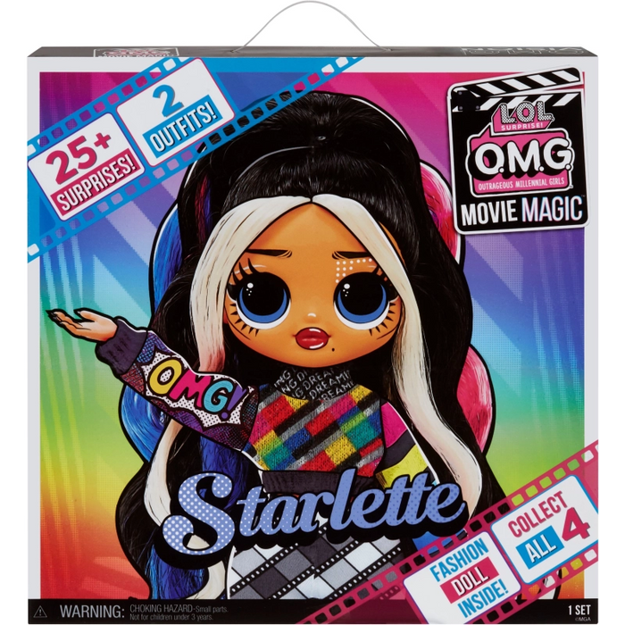 لعبة ل.أ.ل. مفاجأة أزياء سحر السينما ستارليت مع ملابس وإكسسوارات رائعة من إم جي إيه إنترتينمنت