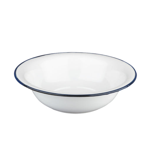 طبق بيضوي 35*24 سم من Ibili Blanca - أبيض وأزرق- جعفرشوب 