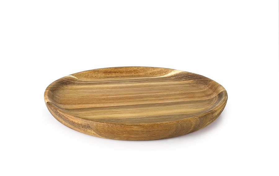 طبق خشب أكاسيا آمن للطعام من Ibili متعدد القياسات