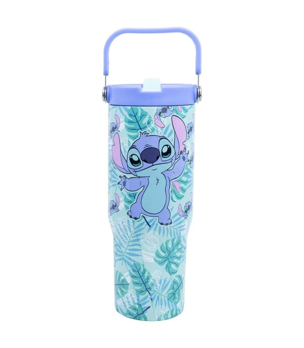 كوب حراري ستانلس ستيل مع مقبض STOR بسعة 860 مل بتصميم Stitch Aloha - STOR