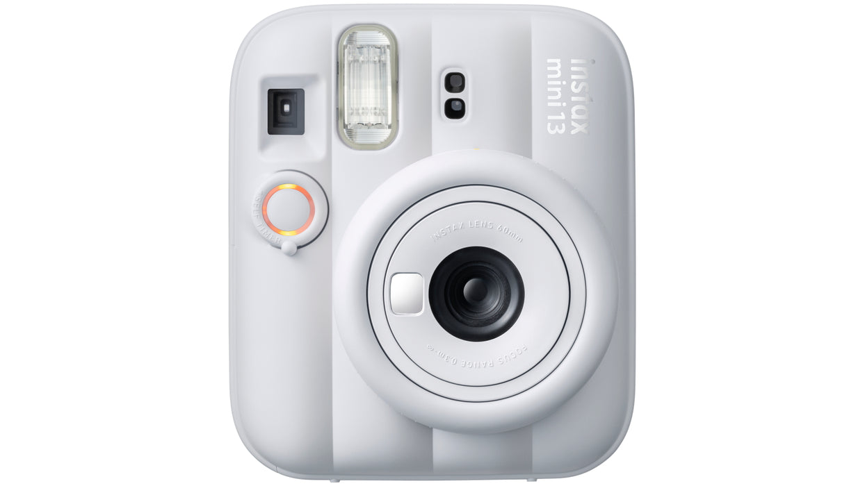 كاميرا فورية Fujifilm Instax Mini 12 بتعريض تلقائي للضوء (لون أبيض Clay White)
