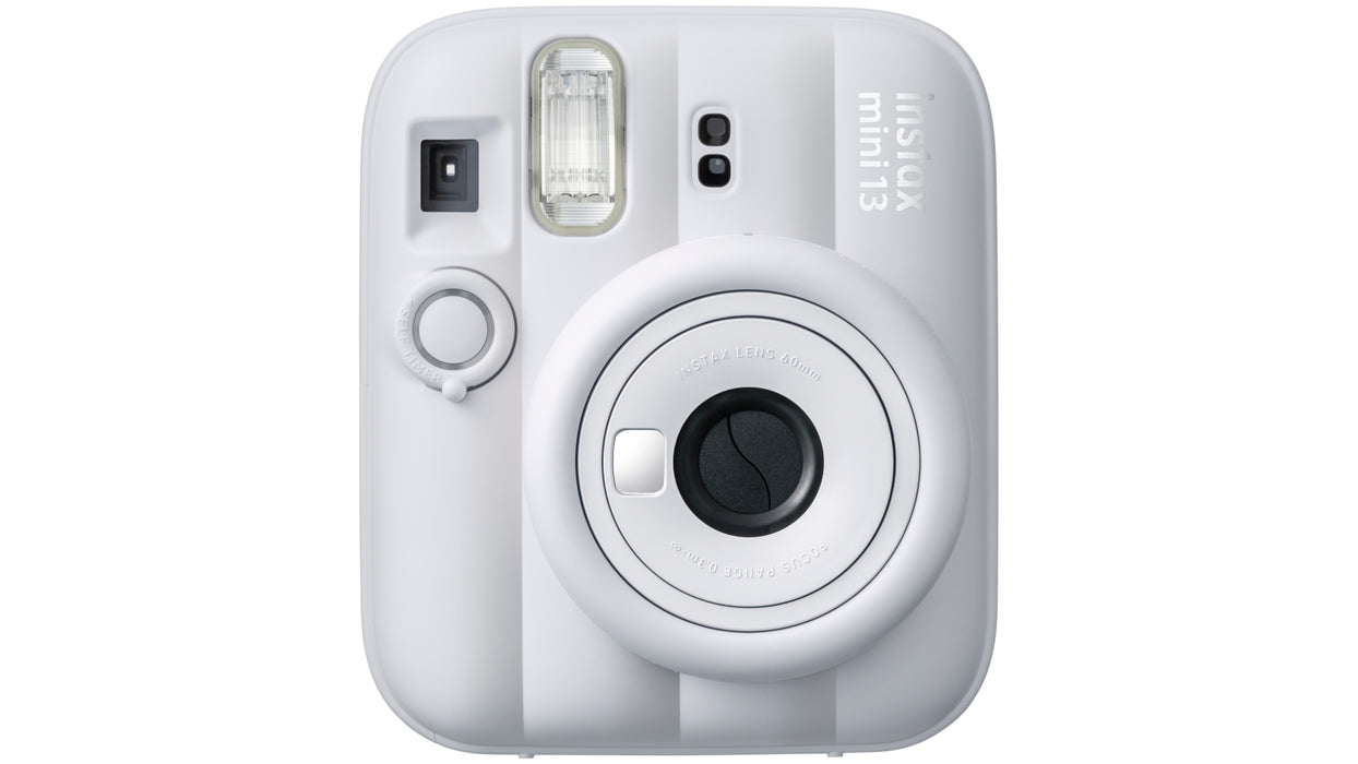 كاميرا فورية Fujifilm Instax Mini 12 بتعريض تلقائي للضوء (لون أبيض Clay White)