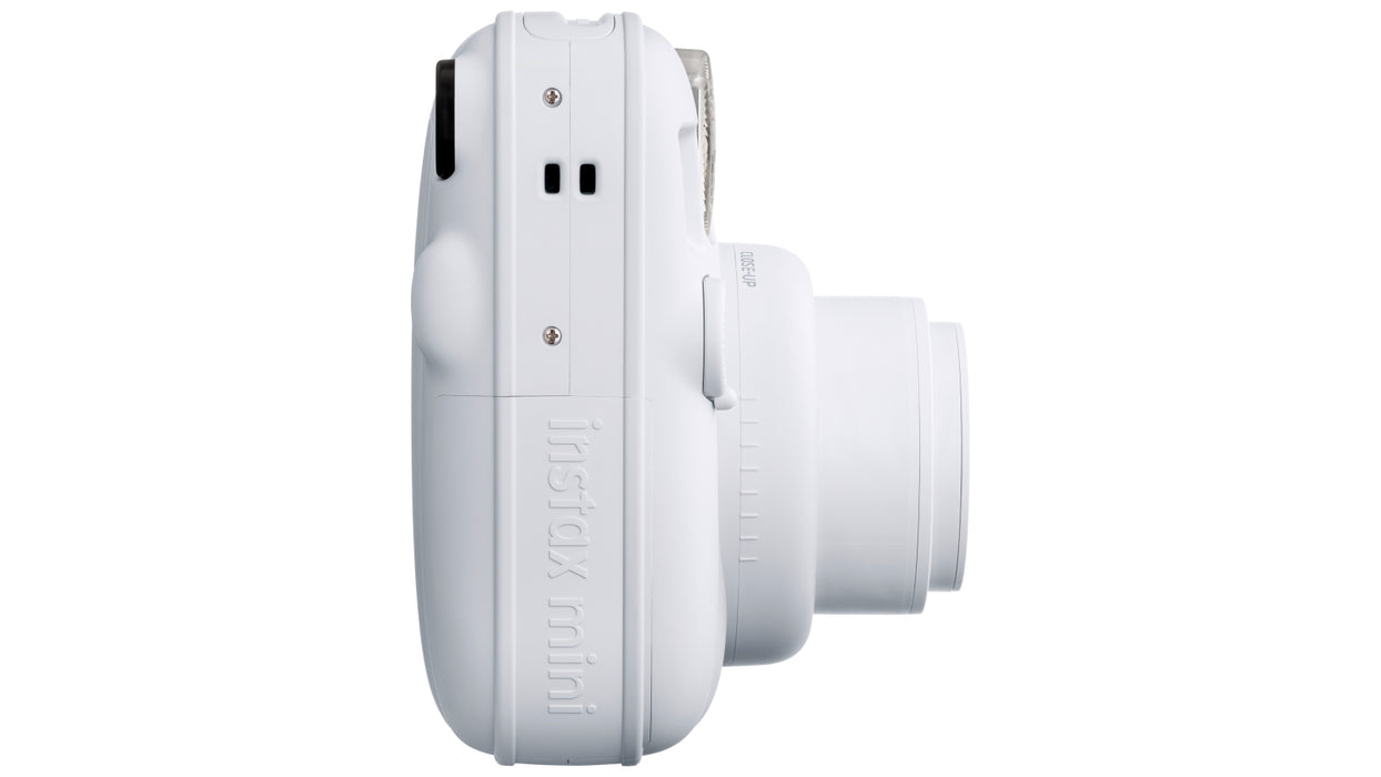 كاميرا فورية Fujifilm Instax Mini 12 بتعريض تلقائي للضوء (لون أبيض Clay White)