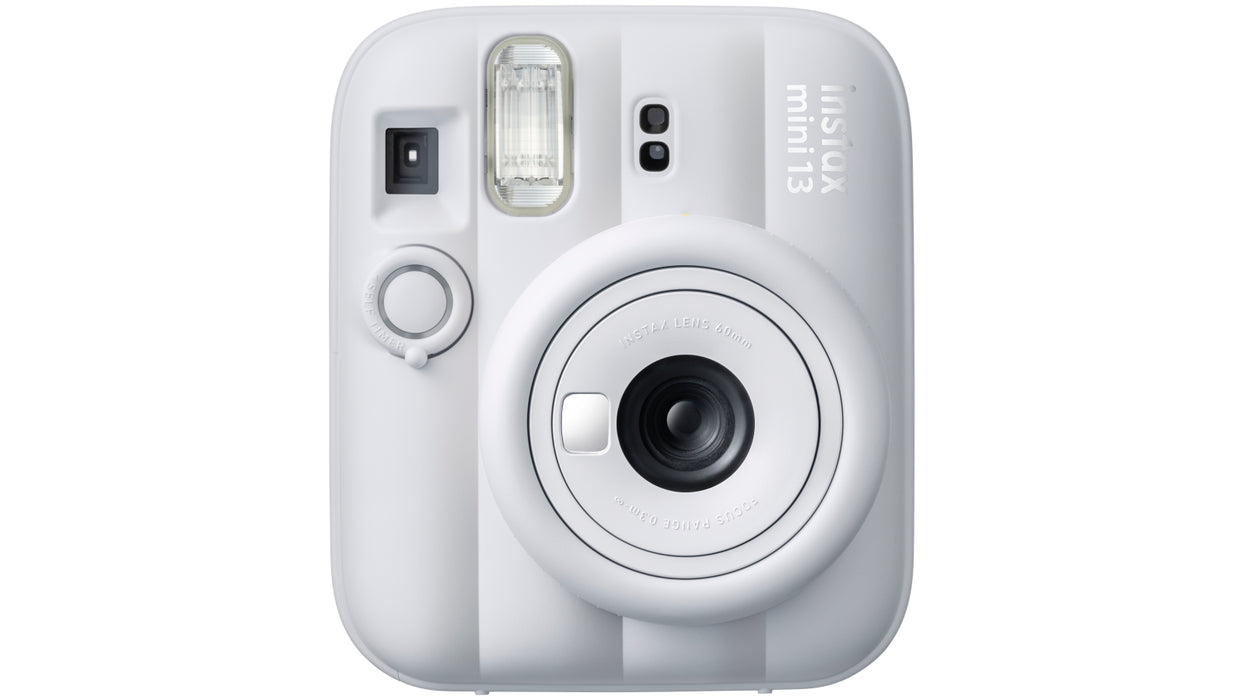 كاميرا فورية Fujifilm Instax Mini 12 بتعريض تلقائي للضوء (لون أبيض Clay White)
