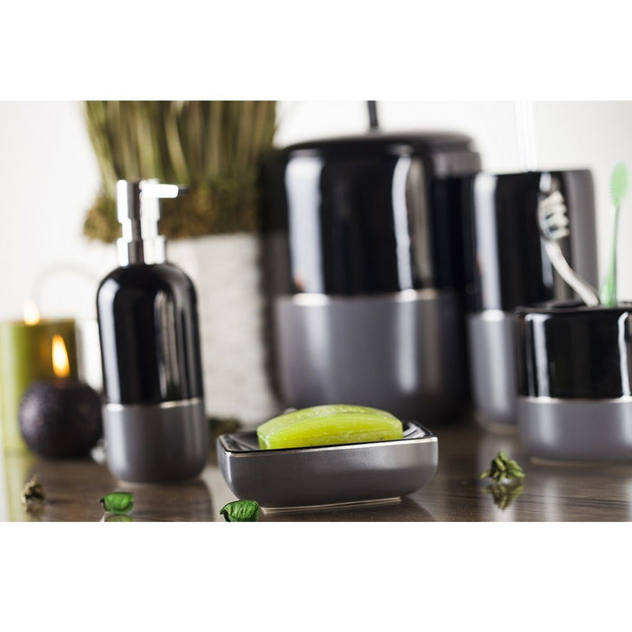 صحن للصابون من Primanova Yanki - أسود