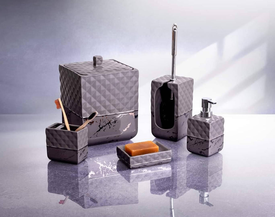 صحن للصابون من Primanova Nero - رمادي