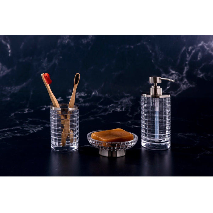 حامل فراشي أسنان زجاج من Primanova Athena