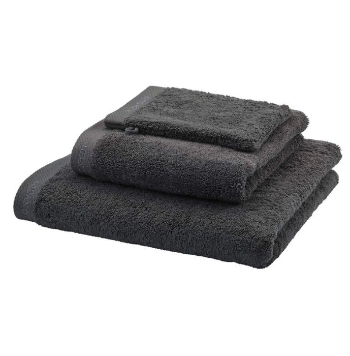 بشكير يدين رمادي داكن من Aquanova Milan - قياس 55 * 100 سم